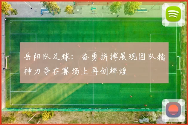 岳阳队足球：奋勇拼搏展现团队精神力争在赛场上再创辉煌